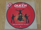 QUEEN vs THE MIAMI PROJECT ANOTHER ONE BITES THE DUST 7'' PICTURE DISC NMINT