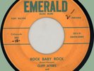 CLIFF AYERS & CROWNS Rock Baby Rock / Ginny 45rpm Emerald 1956 rockabilly
