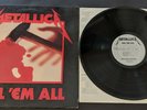 Metallica Kill 'Em All 1st Press MRI 069 W/Picture Sleeve. Ultrasonic/Playtest