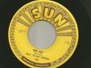 ROCKABILLY R&B- BILLY the kid EMERSON- RED HOT - PUSHMARKS  -HEAR -1955 SUN 219