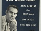 ROCKABILLY E.P. w PIC. COV. CARL PERKINS BLUE SUEDE SHOES -HEAR 1958 SUN E.P 115