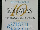 BEETHOVEN 10 Sonatas for PIANO and VIOLIN Vanguard SZIGETI & ARRAU 4 LP set