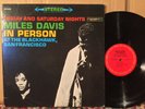 Miles Davis In Person Friday And Saturday Nights Blackhawk EX 2LP