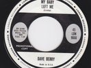 UK Rockabilly Beat USA 45 - DAVE BERRY - My Baby Left Me / Memphis Tennessee