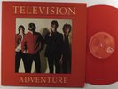 TELEVISION Adventure ELEKTRA LP VG+/VG++ red vinly uk