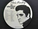 Elvis Presley 20 Greatest Hits Rare Blk & White German Picture Disc Play Graded