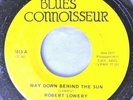 COUNTRY BLUES 45: ROBERT LOWERY Way Down Behind the Sun/Lowery Boogie BC