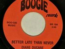 70s Soul Disco 45 - Diane Ducane - Better Late Than Never - Boogie - VG+ RARE