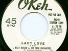 BILLY BUTLER & the FOUR ENCHANTERS on Okeh —LADY LOVE— northern soul 45 | PROMO