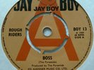 RARE REGGAE SKA PROMO 45 Rough Riders Boss JAY BOY 13 PYRAMIDS SYMARIP President