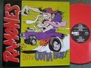 The Ramones - We're Outta Here LP Record Punk Rock Red + Blue Wax Vinyl RARE