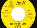 Doo Wop 45 - ROXY and The DAYCHORDS - I'm So In Love / Mary Lou
