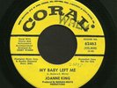 Northern Soul Girl Group 45 JOANNE KING My Baby Left Me CORAL Hear