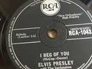 ELVIS PRESLEY 78 RECORD DON'T / I BEG OF YOU RCA   COLUMBIA PLAYS WELL TESTED
