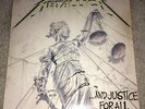 METALLICA And Justice For All 2 Lp Record First Press ST-E-60812 VG Vinyl