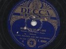 78 rpm Lionel Belasco and his Orchestra - Coquette on Decca