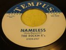 205... ROCK INSTRUMENTAL 45...THE ROCKIN R'S...NAMELESS...TEMPUS...STRONG VG+