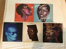 GRACE JONES 4 LP LOT: Portfolio; Warm Leatherette; Living My Life; Inner Story