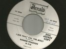 ROCKABILLY - RONNIE PEARSON -  I DIG THAT GAL THE MOST HEAR -1958 PROMO HERALD
