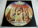 IRON MAIDEN   POWERSLAVE ** 1984 EMI LP PROMO PICTURE DISC