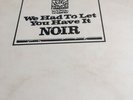 NOIR we Had To Let You Have It 1971 DNLS3029 Vinyl Record