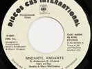ABBA Andante Andante / Felicidad CBS INTERNATIONAL 45 U.S. promo 1981 7” HEAR