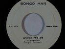 Reggae 45 LLOYD FORREST Where It's At on Bongo Man NM