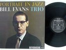 BILL EVANS TRIO PORTRAIT IN JAZZ RIVERSIDE SMJ-6144 Japan VINYL LP