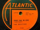 THE DRIFTERS doo-wop 78 FOOLS FALL IN LOVE b/w IT WAS A TEAR Atlantic VG+ RJ 478