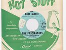 Doo Wop 45 & promo sleeve - FASCINATORS - Oh Rose Marie / Fried Chicken and
