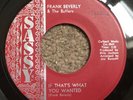 Rare Northern Soul record Frank Beverly And The Butlers - ORIGINAL
