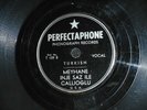 Vintage TURKISH 78 RPM Record PERFECTAPHONE 109 INJE SAZ ILE Tchapken CALLIOGLU
