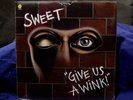 THE SWEET VERY RARE SEALED LP GIVE US A WINK 1976 USA 1stPRESS WINKING COVER