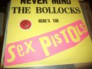SEX PISTOLS-NEVER MIND THE BULLOCKS HERE'S THE SEX PISTOLS VINYL LP very good