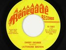 Funk/Deep Soul 45 - Lattimore Brown - Sweet Desiree/I Will - Renegade - mp3