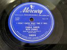 Charlie Parker with Strings Mercury 11038 Summertime Bebop Jazz 78 E-