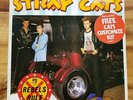 STRAY CATS BRIAN SETZER REBELS RULE 7 45 SINGLE VINYL W/ STICKER SET ROCKABILLY