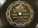 JAZZ BENNIE MOTEN'S KANSAS CITY ORCHESTRA Midnight Mama VICTOR 20422