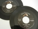 1956 Orig 45 rpm ELVIS PRESLEY Blue Suede Shoes—Never Let You Go RCA Victor VG+