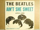 45 PICTURE SLEEVE- ATCO  6308-BEATLES - AIN'T SHE SWEET SLEEVE-NO RECORD-N MINT