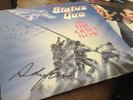 in the army now vinyl lp status quo signed by rhino and andy bown