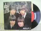 THE BEATLES - HELP EP MEO 113 Label rouge avec languette