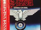 Saxon - Wheels Of Steel JAPAN OBI 1980 LIKE NEW Japanese Heavy Metal LP AC/DC