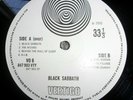 Black Sabbath SELF TITLED UK Vertigo original PHILIPS Credit Superb VG+ overall