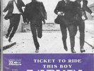 THE BEATLES 45 TICKET TO RIDE+PS BRAZIL RARE 1965