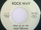 Rare 70s SOUL FUNK 45 - MIXED EMOTIONS - GOLD OF MY LIFE / CAN YOU FEEL THE FUNK