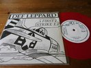 Def Leppard   First Strike E.P.  Red Vinyl  (france)  7