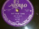 MEL O DOTS doo-wop 45 JUST HOW LONG ONE MORE TIME on Apollo in VG++ cond. RJ 516