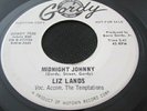 RARE NORTHERN SOUL  LIZ LANDS Midnight Johnny GORDY 7030 DJ vg+  MOTOWN LABEL