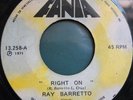 RAY BARRETTO - Right On / Power KILLER Latin Soul FANIA Venezuela 1971
